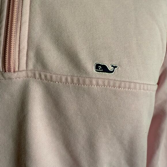 Vineyard Vines Womens Pullover Sz S Light Pink Target Quarter Zip Athletic - Picture 11 of 12